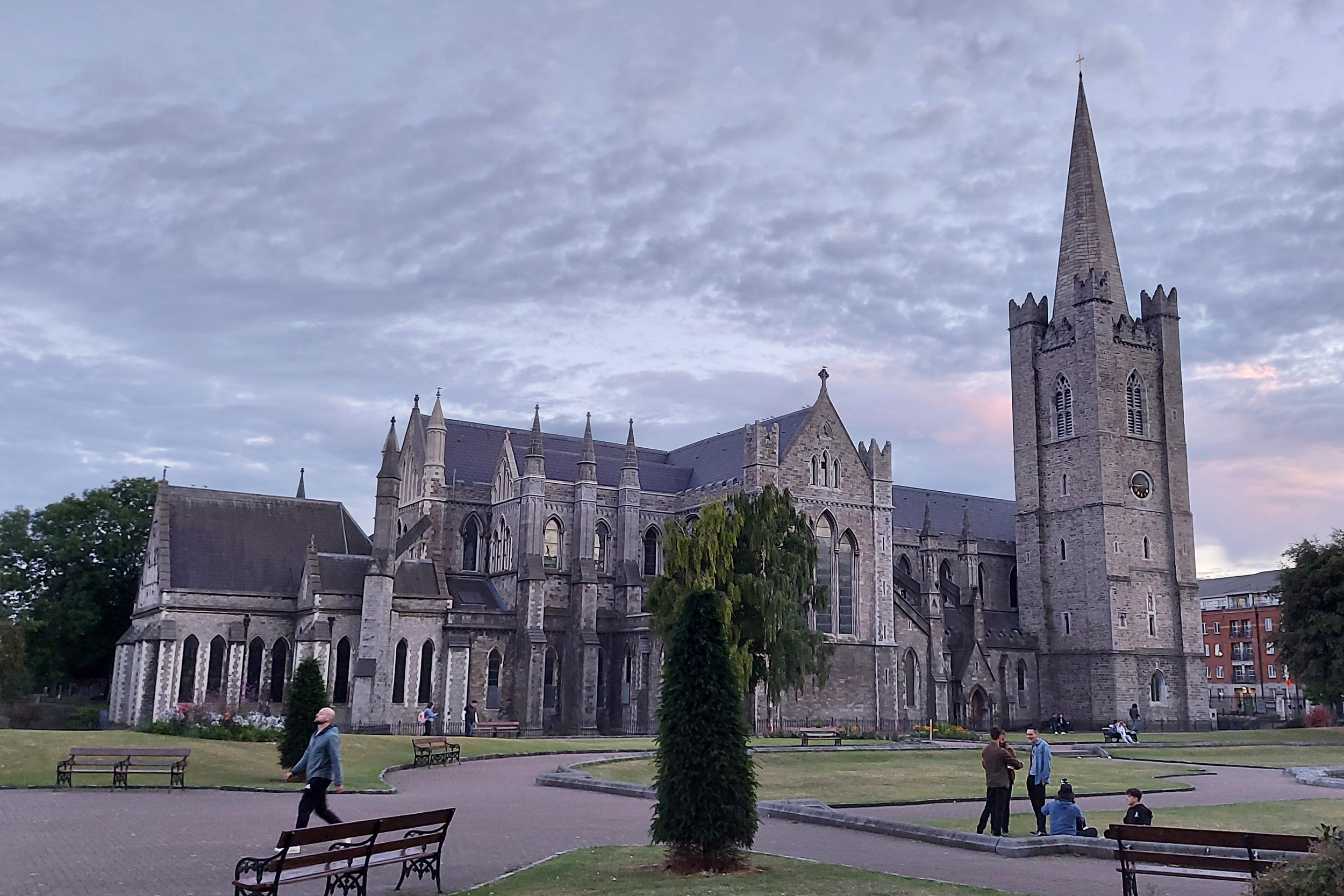 St. Patrick's Cathedral at dusk
